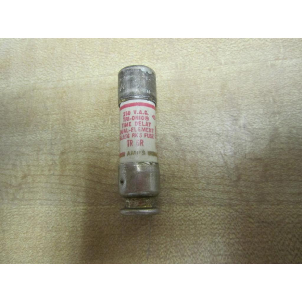 Gould Shawmut Ferraz TR 6R Mersen Fuse Cross Ref 4TCP4 (Pack of 3) - Used