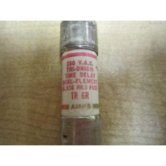 Gould Shawmut Ferraz TR 6R Mersen Fuse Cross Ref 4TCP4 (Pack of 3) - Used