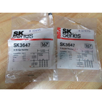 RCA SK3647 Si Bridge Rectifier (Pack of 2)