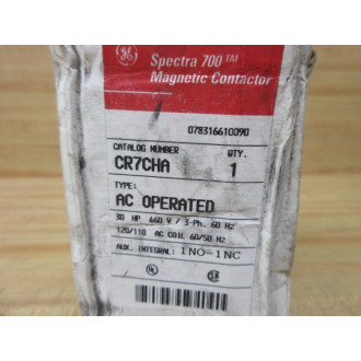 General Electric CR7CHA Spectra 700 Magnetic Contactor Chipped