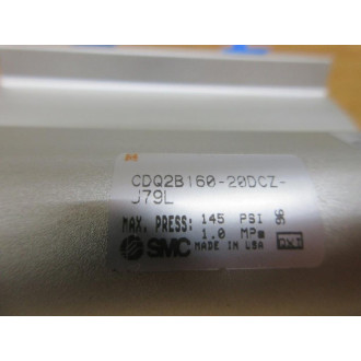 SMC CDQ2B160-20DCZ-J79L Pneumatic Cylinder CDQ2B16020DCZJ79L - New No Box