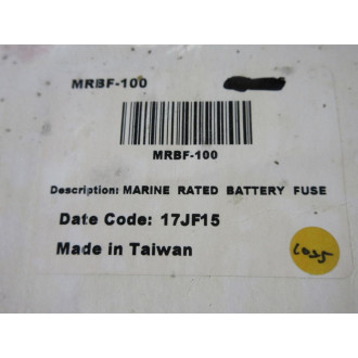 Buss MRBF-100 Bussmann Fuse 100A-58V - New No Box