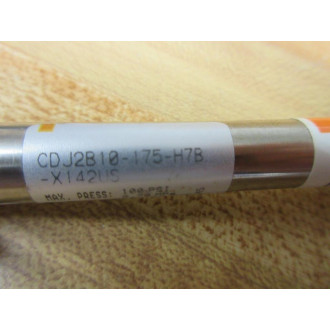 SMC CDJ2B10-175-H7B-X142US Miniature Pneumatic Cylinder CDJ2B10175H7BX142US - New No Box