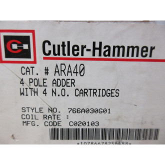 Cutler Hammer ARA40 Contactor