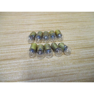 General Electric 53 GE Miniature Lamp Light Bulbs Clear (Pack of 10) - New No Box