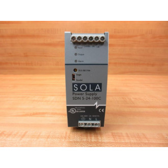 Sola SDN 5-24-100C Power Supply SDN524100C Some Shelf Wear - New No Box