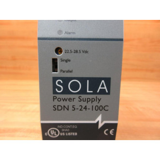 Sola SDN 5-24-100C Power Supply SDN524100C Some Shelf Wear - New No Box