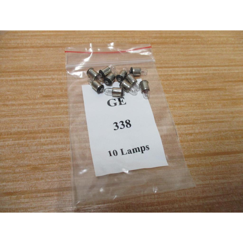 General Electric 338 GE Lamps (Pack of 10)