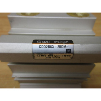 SMC CDQ2B63-25DM Pneumatic Cylinder CDQ2B6325DM - New No Box