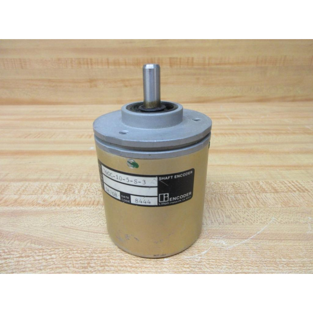 Litton 76GC-10-5-S-3 BEI Sensors Shaft Encoder 76GC105S3 - New No Box