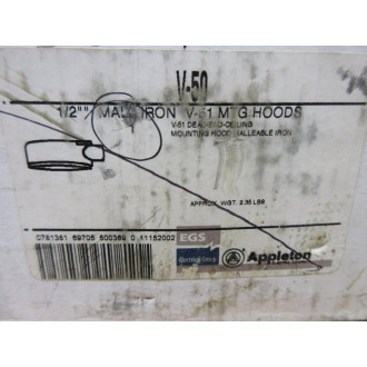 Appleton V-50 Emerson Light FixtureMounting Hood V50