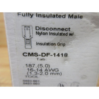 SPC Technology CMS-DF-1418 Voltrex Quick Disconnect Terminal Connector CMSDF1418 (Pack of 50)