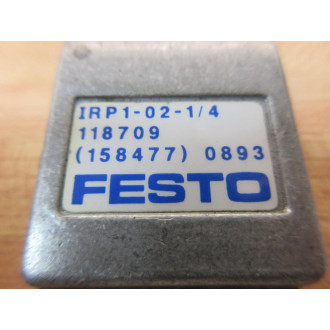Festo IRP1-02-14 Relay Plate IRP10214 - Used