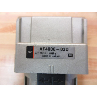 SMC AF4000-03D Pneumatic Filter AF400003D - Used