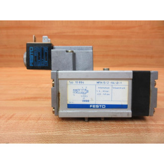 Festo MFH-52-14-D-1 Solenoid Valve MFH5214D1 - Used