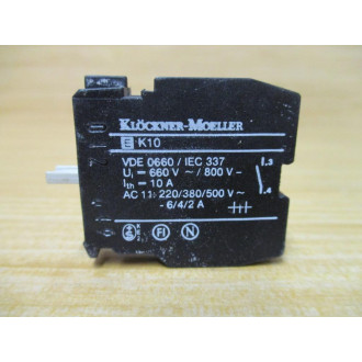 Eaton Cutler Hammer Moeller EK10 Contact K10 - Used