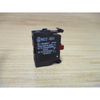 Moeller Klockner M22-K01 Eaton Block M22K01 Cutler Hammer - Used