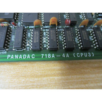 Panadac 718A-4A Circuit Board CPU3 - Used