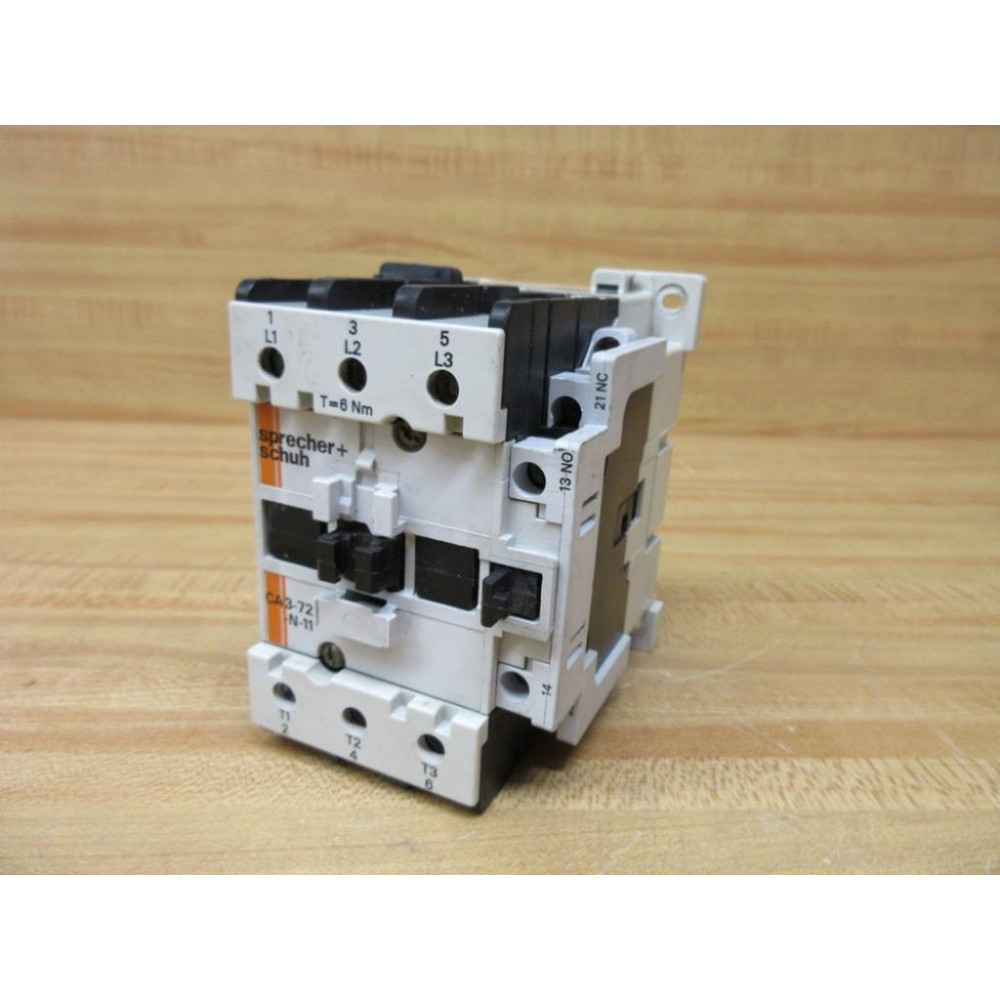 Sprecher + Schuh CA 3-72-N-11 Contactor CA 3-72-N Chipped Body - Used