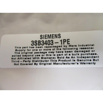 Siemens 3SB3403-1PE Lamp Holder 3SB34031PE