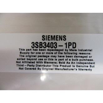 Siemens 3SB3403-1PD LED Indicator 3SB34031PD