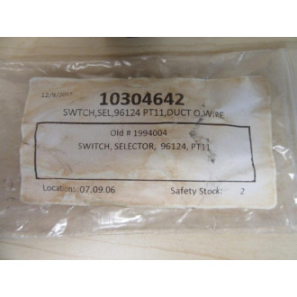Duct-O-Wire 96124-PT11 Selector Switch
