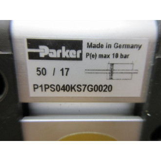 Parker P1PS040KS7G0020 Compact Pneumatic Cylinder 5017 - New No Box