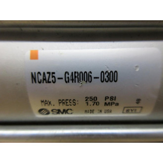 SMC NCAZ5-G4R006-0300 Pneumatic Cylinder NCAZ5G4R0060300 - New No Box