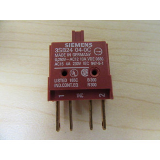Siemens 3SB2404-0C Contact Block (Pack of 2)