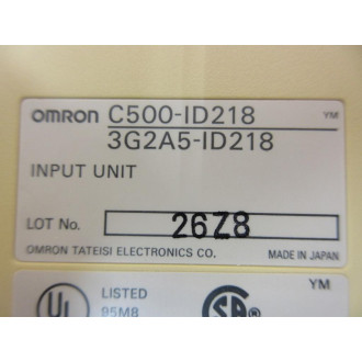 Omron C500-ID218 Controller C500ID218