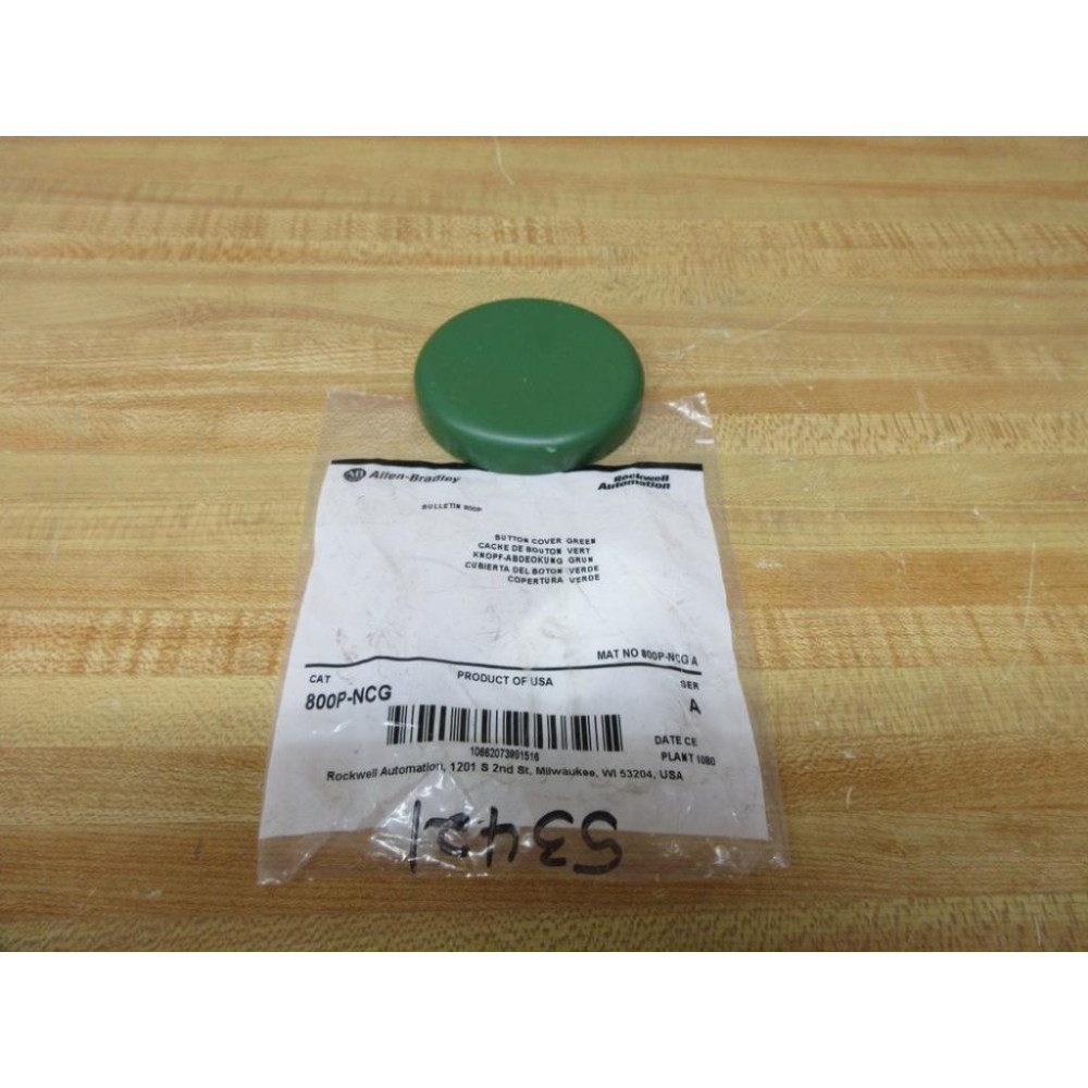 Allen Bradley 800P-NCG Standard Button Cover 800PNCG