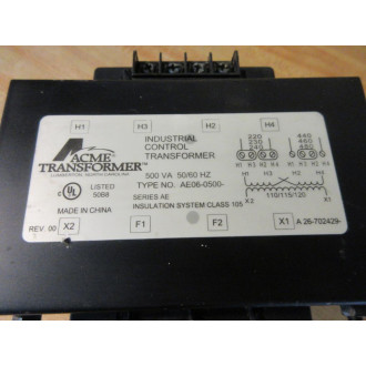 Acme Transformer AE06-0500 Transformer AE060500 - New No Box