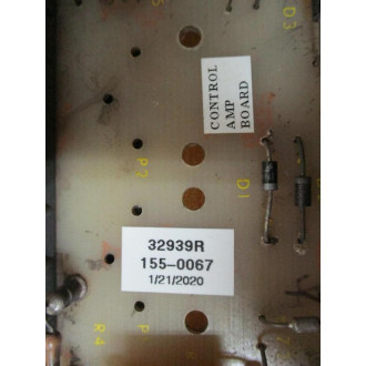 155-0067 Control AMP Board 1550067 - Used