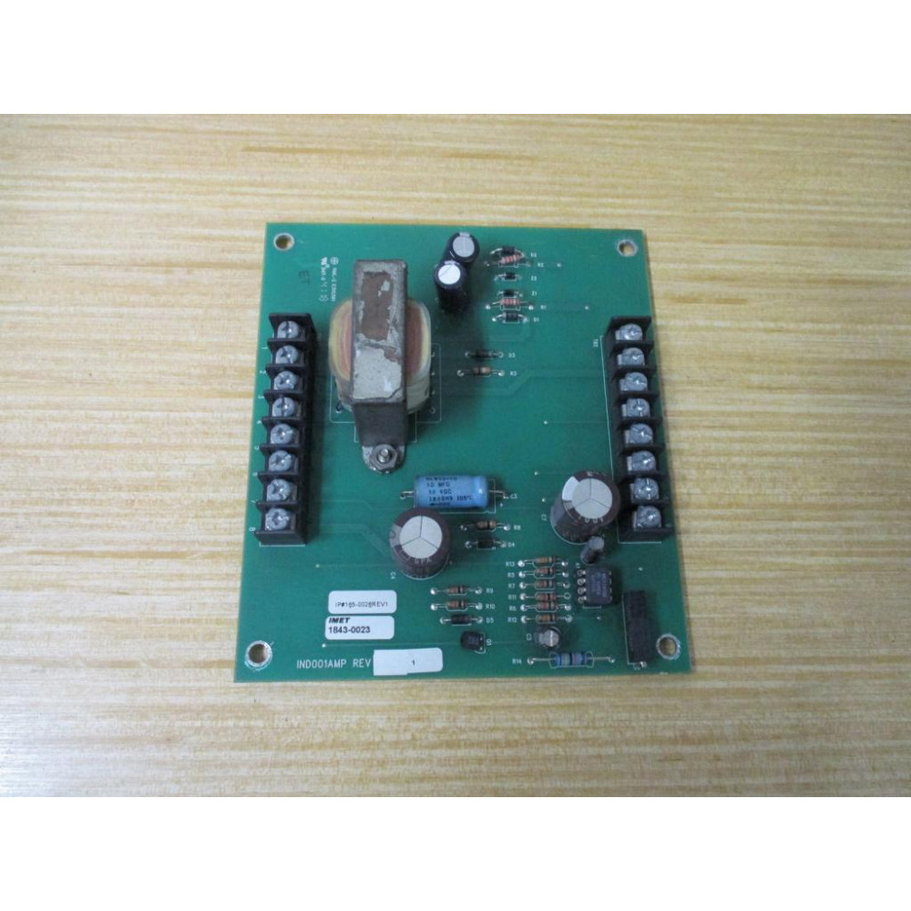 IMET 1843-0023 Circuit Board IND001AMP - Used