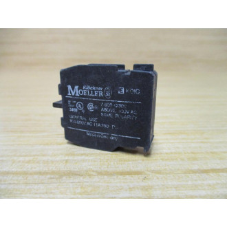 Moeller Klockner EK01C Eaton Contact Block - Used