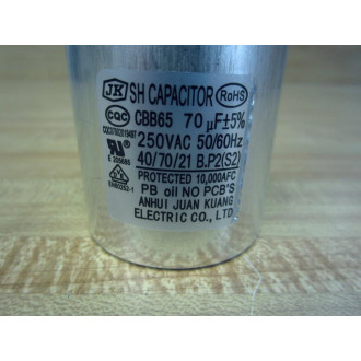AnHui Juan Kaung CBB65 Capacitor 70µF 250VAC - New No Box