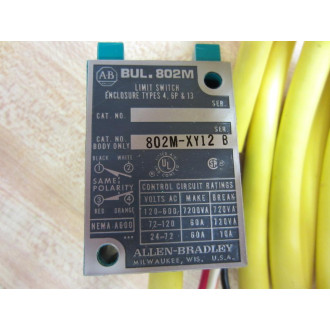 Allen Bradley 802M-XY12 802MXY12 Limit Switch Body Series B