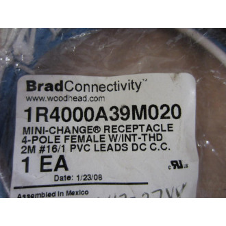 Woodhead 1R4000A39M020 Mini Change Receptacle 4 Pole
