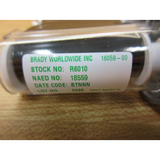 Brady R6010 Thermal Printer Ribbon - New No Box