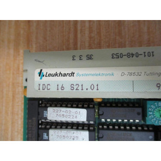 Leukhardt IDC 16 S21.01 Circuit Board IDC16 - Used