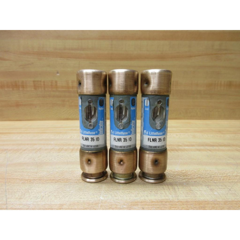 Littelfuse FLNR-35-ID Fuse Cross Ref 830L92, FLNR035ID (Pack of 3) - New No Box