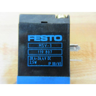 Festo MVH-5-14-B-VI Solenoid Valve MVH514BVI - Used