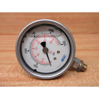 Wika 213.53S Glycerin Filled Dual Pressure Gauge 21353S - New No Box