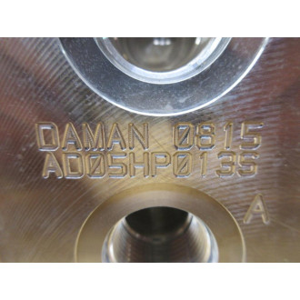 Daman AD05HP013S Hydraulic Manifold 0815 - New No Box
