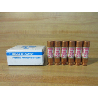 Gould Shawmut Ferraz Mersen TR20R Fuse Cross Ref 4YZD8 Copper Color (Pack of 6)
