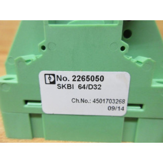 Phoenix Contact SKBI 64D32 Plug-In Card Block 2265050