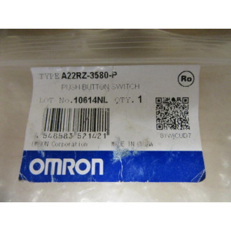 Omron A22RZ-3580-P Push Button Switch (Pack of 3)