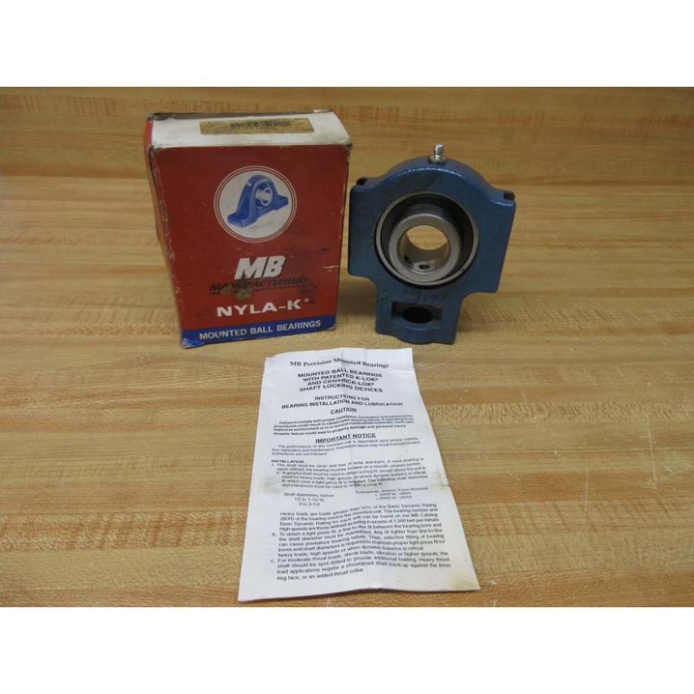 MB Manufacturing TC251-14 Nyla-K Mounted Ball Bearing TC25114