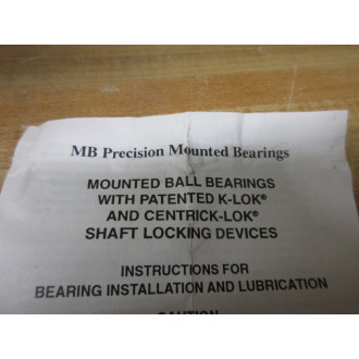 MB Manufacturing TC251-14 Nyla-K Mounted Ball Bearing TC25114