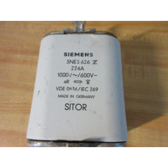 Siemens 3NE3626-Z SITOR Fuse 3NE3626Z - Used